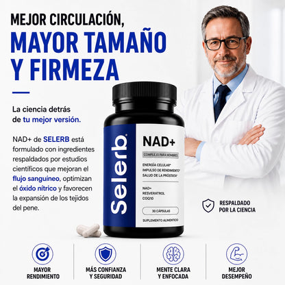 Selerb NAD+ | Complejo Masculino 12 en 1