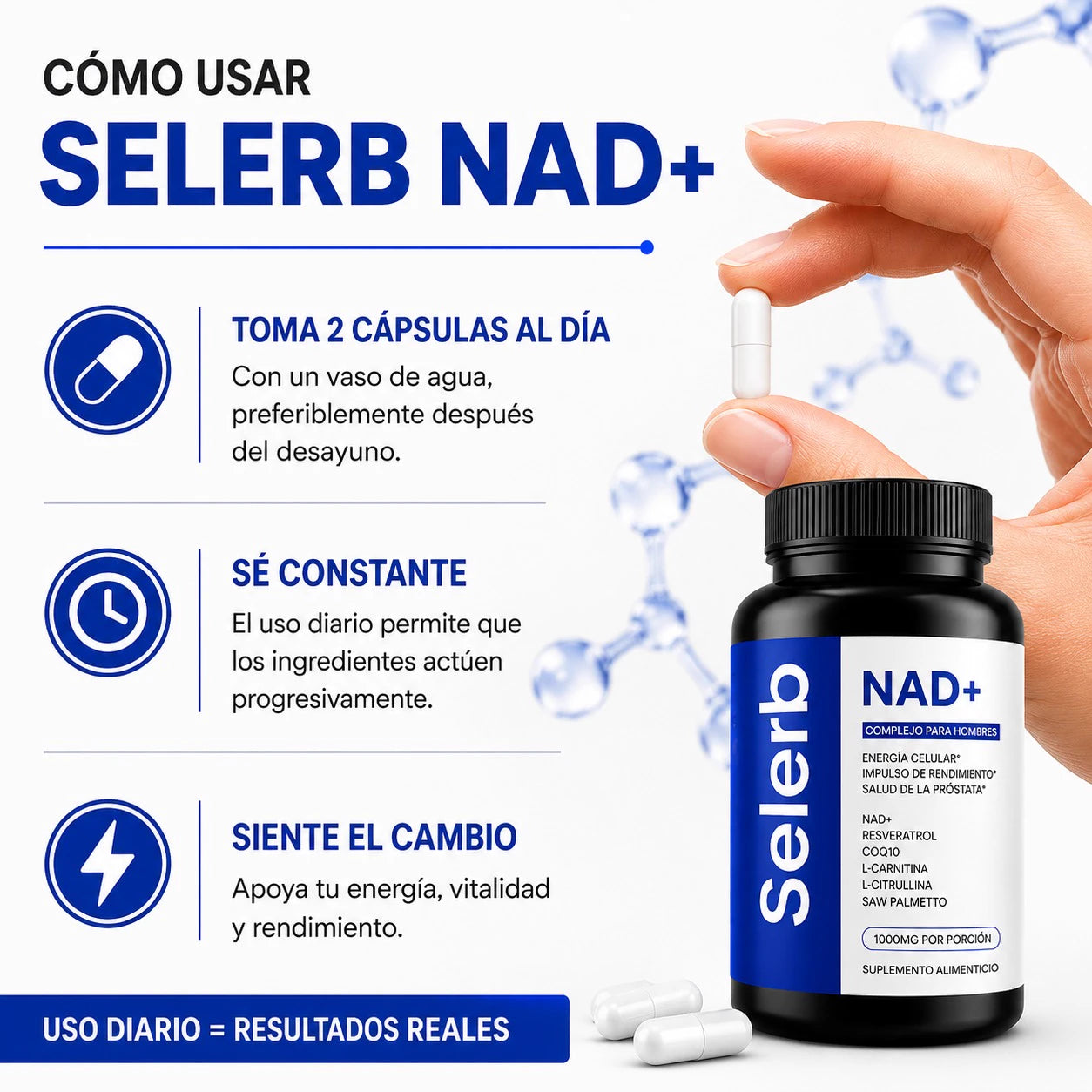 Selerb NAD+ | Complejo Masculino 12 en 1
