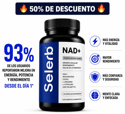 Selerb NAD+ | Complejo Masculino 12 en 1