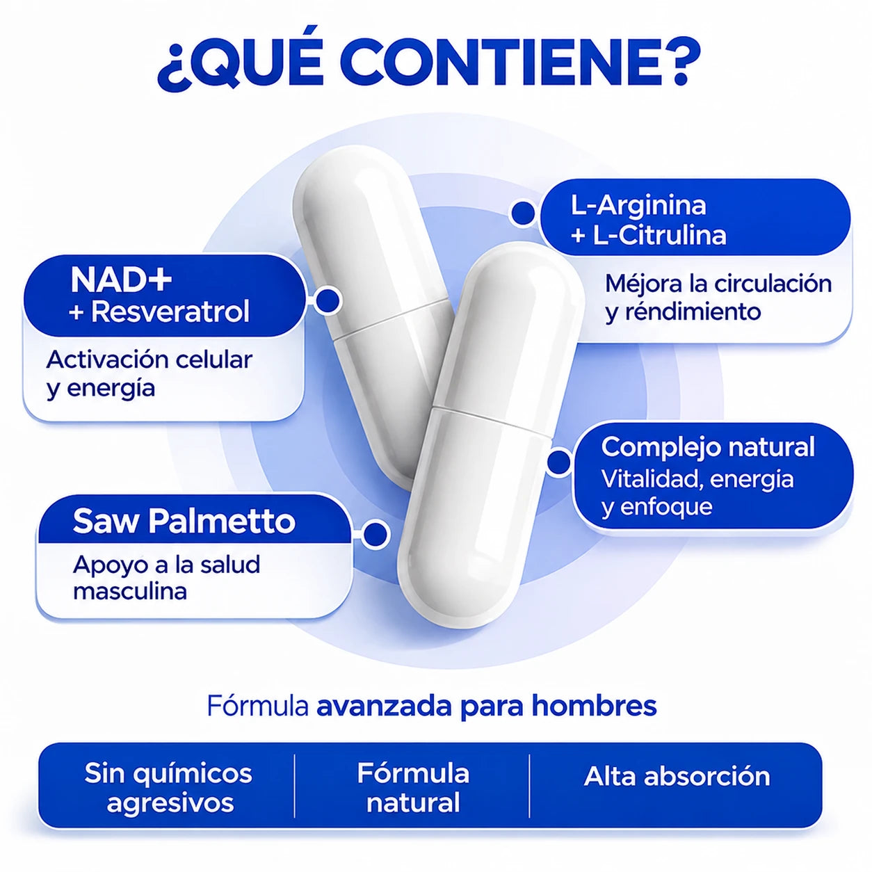 Selerb NAD+ | Complejo Masculino 12 en 1