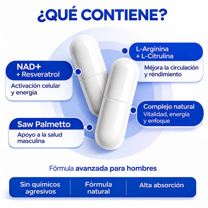 Selerb NAD+ | Complejo Masculino 12 en 1