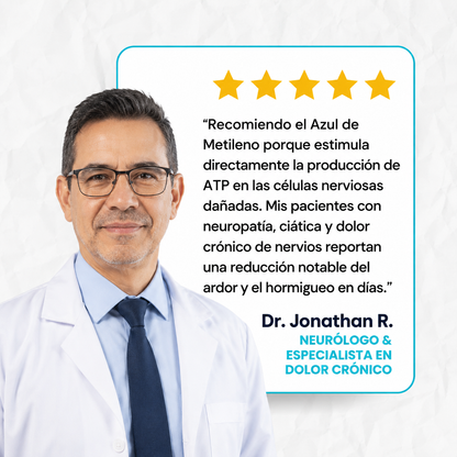Gomitas de azul de metileno para el alivio del dolor nervioso
