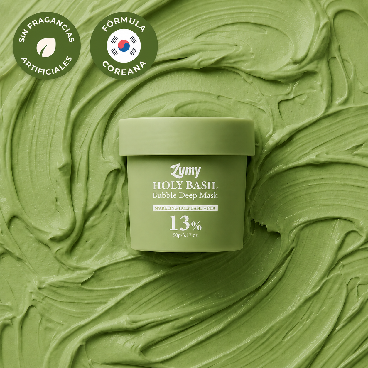 Mascarilla coreana para puntos negros — sin irritar piel sensible