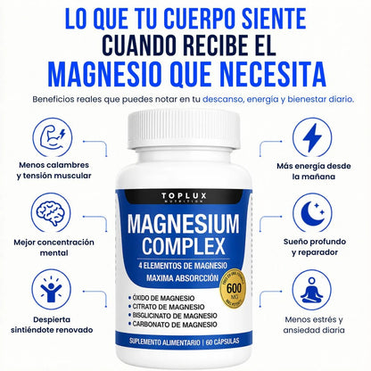 Magnesio de alta absorción 8 en 1