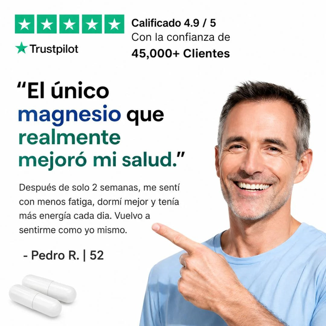 Magnesio de alta absorción 8 en 1