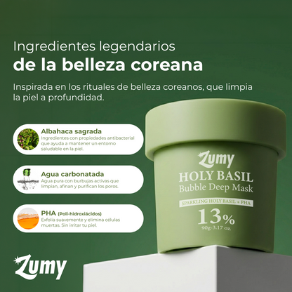 Mascarilla coreana para puntos negros — sin irritar piel sensible