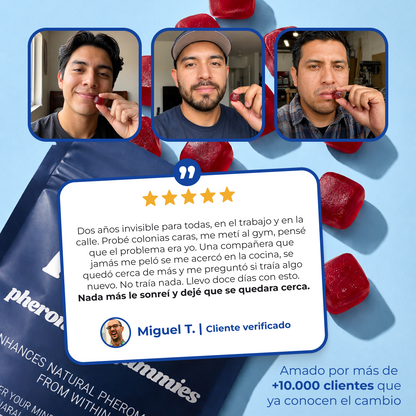 Lumy | Gomitas de Feromonas Hombre (60 gomitas)