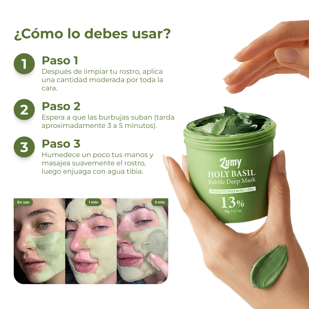 Mascarilla coreana para puntos negros — sin irritar piel sensible