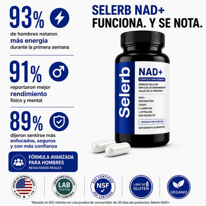 Selerb NAD+ | Complejo Masculino 12 en 1